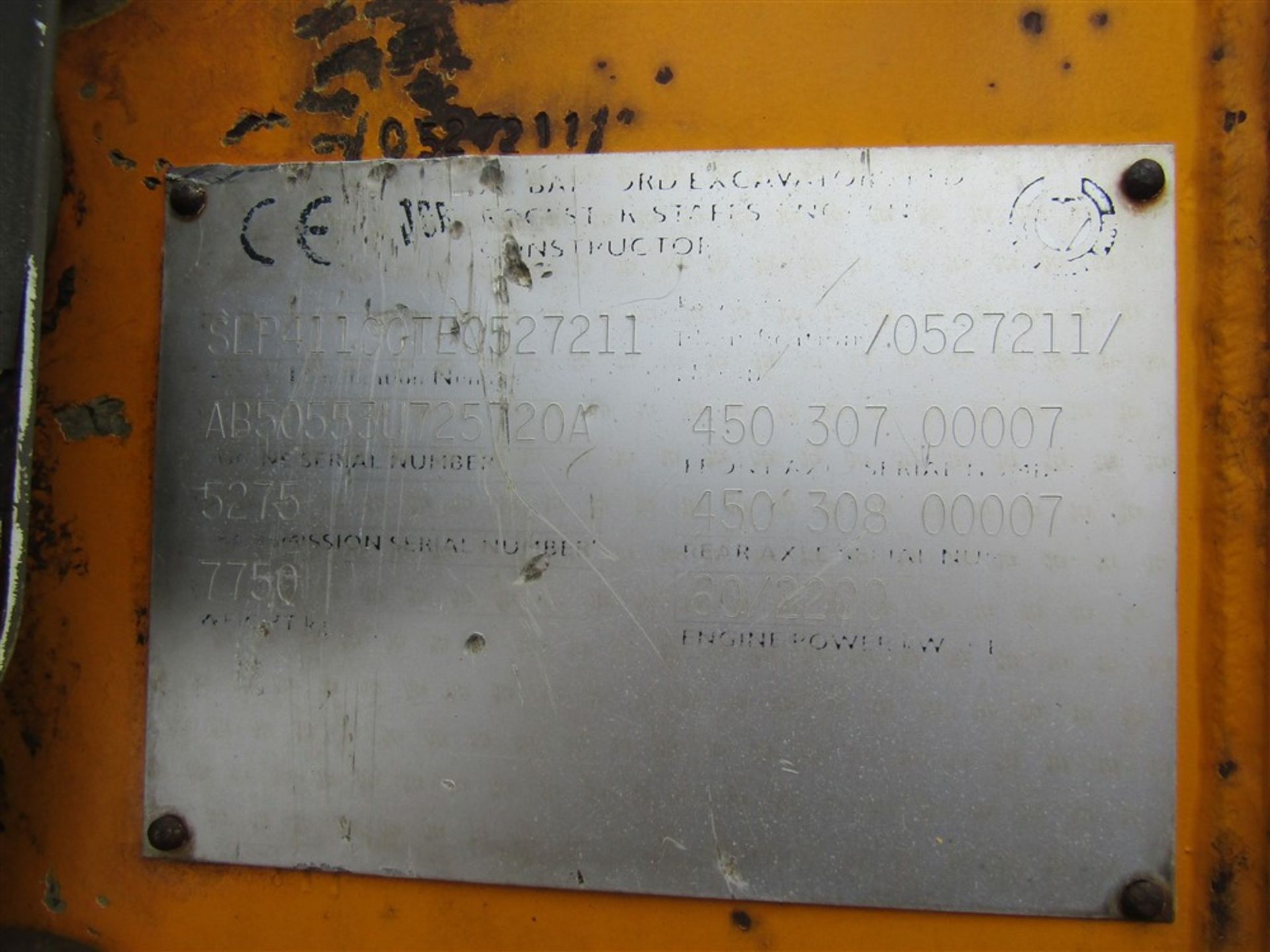 N reg JCB LOADING SHOVEL, 1ST REG 02/96, 1118 HOURS NOT WARRANTED, V5 HERE, 1 FORMER KEEPER [+ VAT] - Image 7 of 7