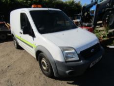 62 reg FORD TRANSIT T200 CONNECT (NON RUNNER) (DIRECT COUNCIL) 1ST REG 10/12, TEST 10/22, 121657M,