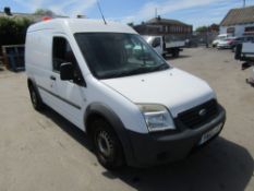 12 reg FORD TRANSIT CONNECT 90 T230 (DIRECT UNITED UTILITIES WATER) 1ST REG 08/12, 82867M, V5 HERE