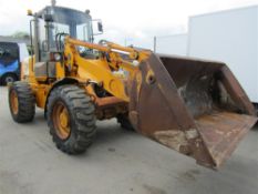 N reg JCB LOADING SHOVEL, 1ST REG 02/96, 1118 HOURS NOT WARRANTED, V5 HERE, 1 FORMER KEEPER [+ VAT]