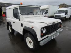 04 reg LAND ROVER DEFENDER 90 TD5 (EX BT) 1ST REG 08/04, TEST 05/23, 47951M WARRANTED, FULL