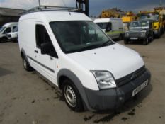 09 reg FORD TRANSIT CONNECT T230 L90 (RUNS & DRIVES FOR LOADING ONLY) (DIRECT COUNCIL) 1ST REG 06/0