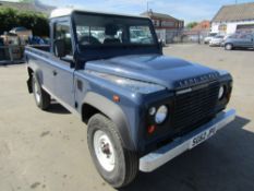 62 reg LAND ROVER DEFENDER 110 PICKUP TD (EX COUNCIL) 1ST REG 10/12, TEST 05/23, 42451M WARRANTED,