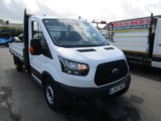 67 reg FORD TRANSIT 350 MWB DROPSIDE, 1ST REG 09/17, 124308M, NO V5 [+ VAT]