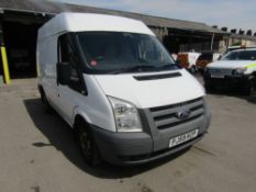 59 reg FORD TRANSIT 115 T280S SWB (DIRECT COUNCIL) 1ST REG 12/09, 100073M, V5 HERE, 1 OWNER FROM NEW
