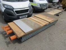 2 BAYS OF PALLET RACKING & SHELVING [NO VAT]