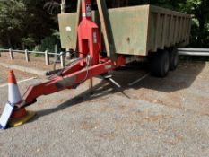 BIGHAB 8/12 TRAILER - SKIP BODY NOT INCLUDED IN SALE (DIRECT COUNCIL) (LOCATION MANCHESTER) (RING