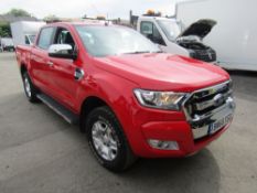 66 reg FORD RANGER TDCI D/CAB PICKUP, 1ST REG 02/17, TEST 03/23, 36242M WARRANTED, V5 HERE, 1