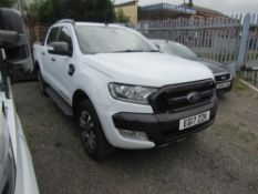 17 reg FORD RANGER WILDTRAK 4 X 4 TDCI PICKUP (RUNS BUT ENGINE ISSUES) 1ST REG 08/17, TEST 08/22,