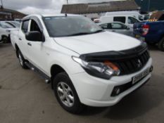 66 reg MITSUBISHI L200 4LIFE DCB DI-D, 1ST REG 10/16, TEST 09/22, 153744M WARRANTED, V5 HERE,