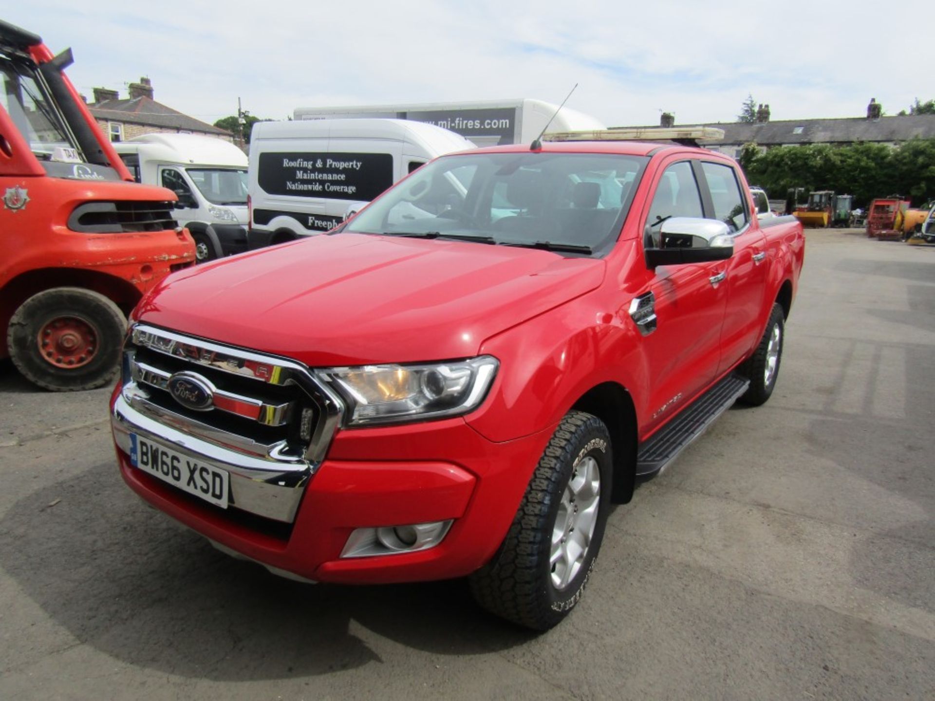 66 reg FORD RANGER TDCI D/CAB PICKUP, 1ST REG 02/17, TEST 03/23, 36242M WARRANTED, V5 HERE, 1 - Image 2 of 7