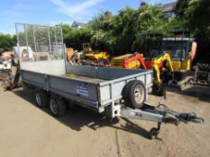 2006 IFOR WILLIAMS LM125G 2 AXLE TRAILER WITH DROP DOWN REMOVEABLE SIDES & CENTRE POST (DIRECT COUNC