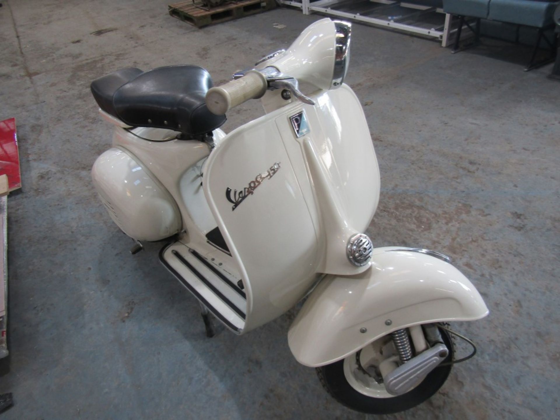 1961 ITALIAN REGISTERED VESPA 150 SCOOTER, 46533KM NOT WARRANTED [NO VAT]