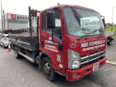 15 reg ISUZU N75.150 EURO 6 7.5 TON STEEL TIPPER, 1ST REG 05/15, TEST 08/22, 76340M WARRANTED, V5, 1