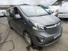 68 reg VAUXHALL VIVARO 2900 CDTI, 1ST REG 11/18, 39949M, NO V5 [NO VAT]