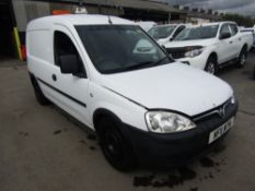 11 reg VAUXHALL COMBO 2000 CDTI 16V (DIRECT UNITED UTILITIES WATER) 1ST REG 06/11, TEST 04/23,