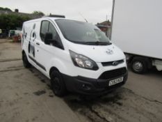 63 reg FORD TRANSIT CUSTOM 270 ECO-TECH (DIRECT COUNCIL) 1ST REG 10/13, TEST 10/22, 96268M, V5 HERE,