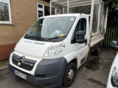 63 reg CITROEN RELAY 35 L2 HDI TIPPER (RAN WHEN PARKED UP OVER SEVERAL MONTHS AGO) (LOCATION