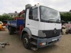 03 reg MERCEDES 18TON TIPPER C/W HIAB CRANE, 1ST REG 03/03, TEST 09/22, 327019KM NOT WARRANTED, V5