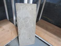 TINA TURNER IN NATURAL STONE FLAG / PLAQUE [NO VAT]