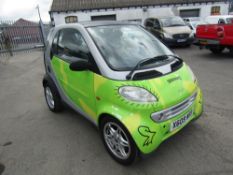 X reg SMART FORTWO CITY COUPE LHD SEMI AUTO, 1ST REG 09/00, TEST 06/23, 120748M, V5 HERE, 4