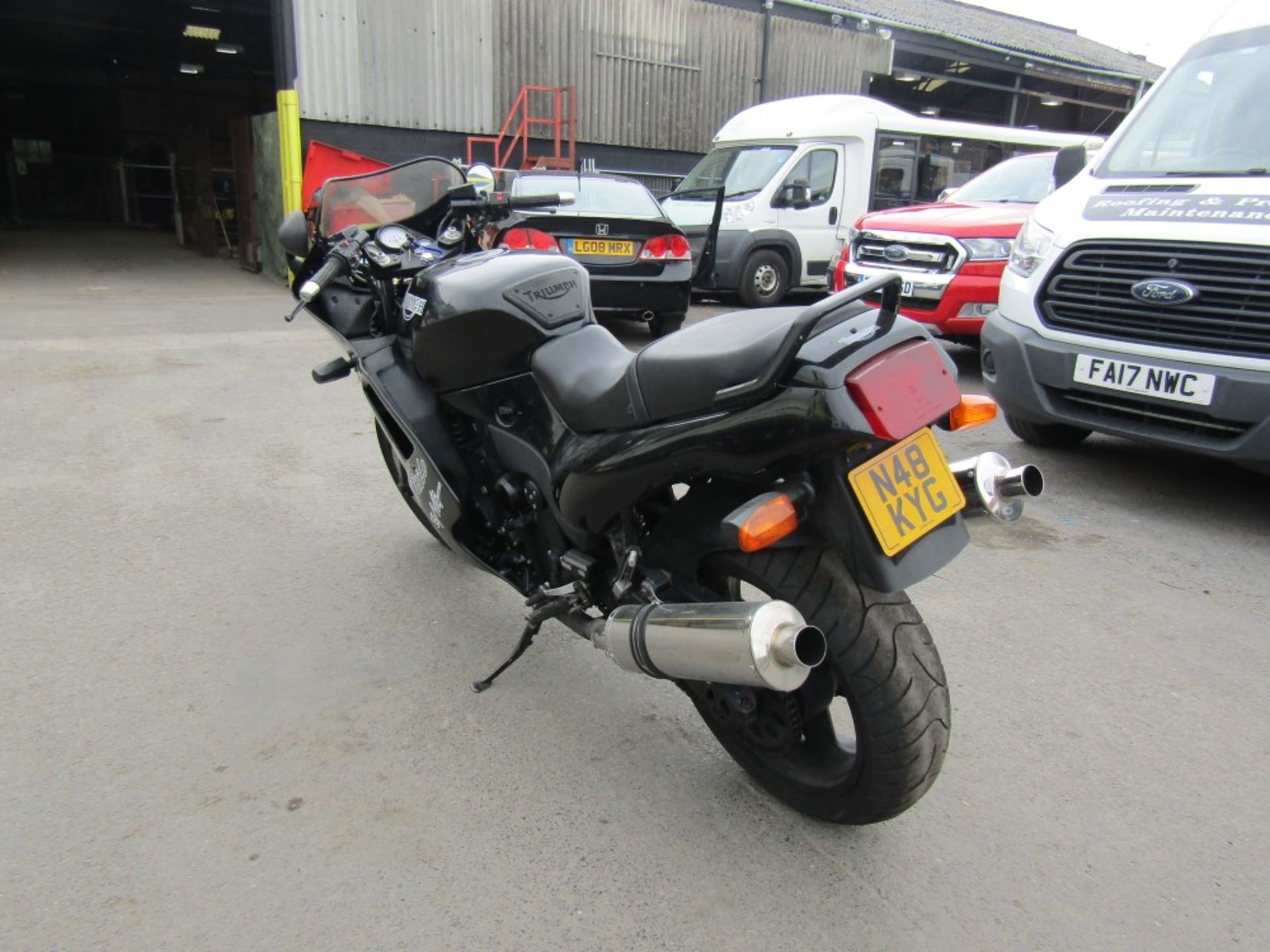 N reg TRIUMPH DAYTONA 900CC MOTORCYCLE, 1ST REG 03/96, TEST 03/23, 28778M, V5 HERE, 7 FORMER KEEPERS - Image 3 of 5