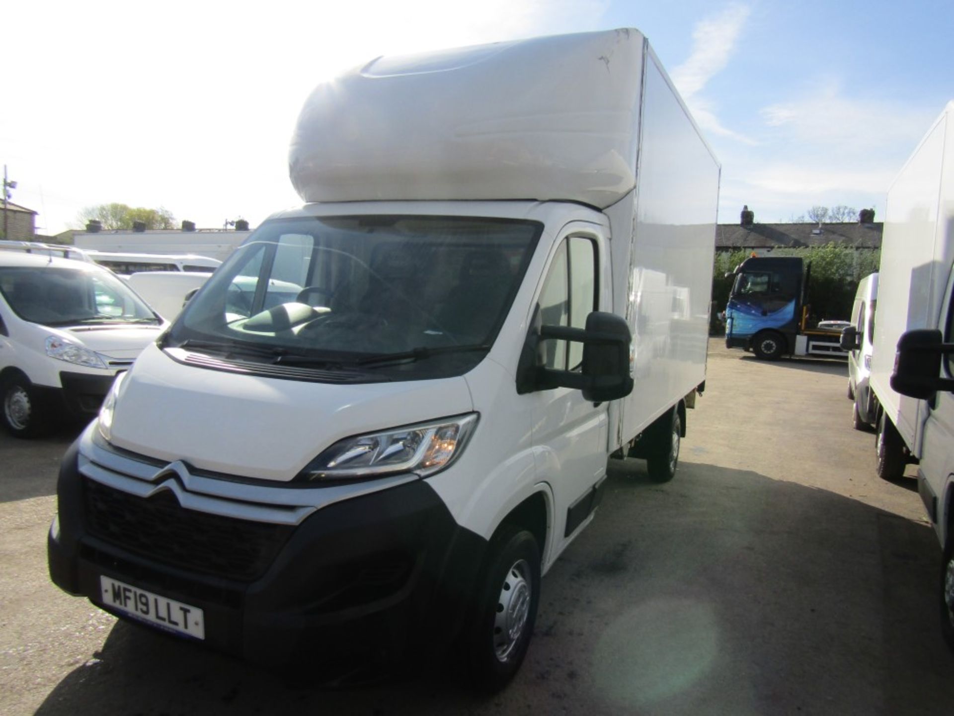 19 reg CITROEN RELAY 35 HEAVY L4 BLUE HDI LUTON VAN, 1ST REG 03/19, TEST 04/23, 122516M, V5 HERE, - Bild 2 aus 7