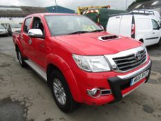 16 reg TOYOTA HILUX ICON D-4D 4 X 4 DCB, 1ST REG 03/16, TEST 03/23, 66947M WARRANTED, V5 HERE, 1