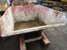 1250 KGS FORK LIFT TIPPING SKIP [+ VAT]