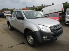 65 reg ISUZU D-MAX E/C TWIN TURBO 2.5 TURBO PICK UP (NON RUNNER) 1ST REG 02/16, TEST 01/23,