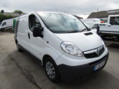 63 reg VAUXHALL VIVARO 2900 CDTI LWB, 1ST REG 09/13, TEST 11/22, 124338M, V5 HERE, 1 FORMER