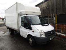 58 reg FORD TRANSIT 115 T350L LUTON VAN (DIRECT COUNCIL) 1ST REG 11/08, TEST 12/22, 72499M, V5 HERE,