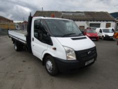 62 reg FORD TRANSIT 125 T350 RWD 6 SPEED 14FT DROPSIDE, 1ST REG 09/12, TEST 10/22, 133998M, V5 HERE,