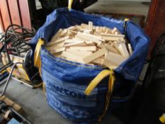 1 TON BAG OF KINDLING [NO VAT]