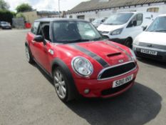 10 reg MINI COOPER S, 1ST REG 04/10, TEST 09/22, 128287M, V5 HERE, 2 FORMER KEEPERS [NO VAT]