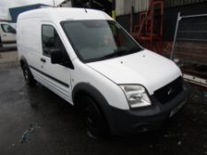 62 reg FORD TRANSIT CONNECT (NON RUNNER) (DIRECT UNITED UTILITIES WATER) 1ST REG 12/12, TEST 10/12,