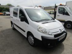 58 reg CITROEN DISPATCH 1200 HDI 90 SWB WINDOW VAN, REAR CAMERA, 3 SEATS, TWIN SIDE DOORS, 1ST REG