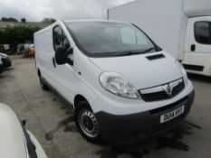 14 reg VAUXHALL VIVARO 2900 CDTI LWB, 1ST REG 03/14, TEST 10/22, 153693M, V5 HERE, 3 FORMER