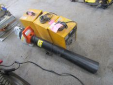 3 HEATERS + 1 STIHL BLOWER [NO VAT]