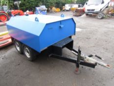 CHIEFTAIN 1000 LITRE BUNDED FUEL BOWSER C/W 12V PUMP [NO VAT]