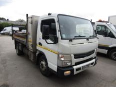 63 reg MITSUBISHI FUSO CANTER 7C15 34 TIPPER (TIPPER INOPERATIVE) (DIRECT COUNCIL) 1ST REG 11/13,