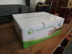 QTY OF DISPOSABLE GLOVES [NO VAT]