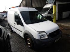 62 reg FORD TRANSIT CONNECT 90 T230 (NON RUNNER) (DIRECT UNITED UTILITES WATER) 1ST REG 11/12,