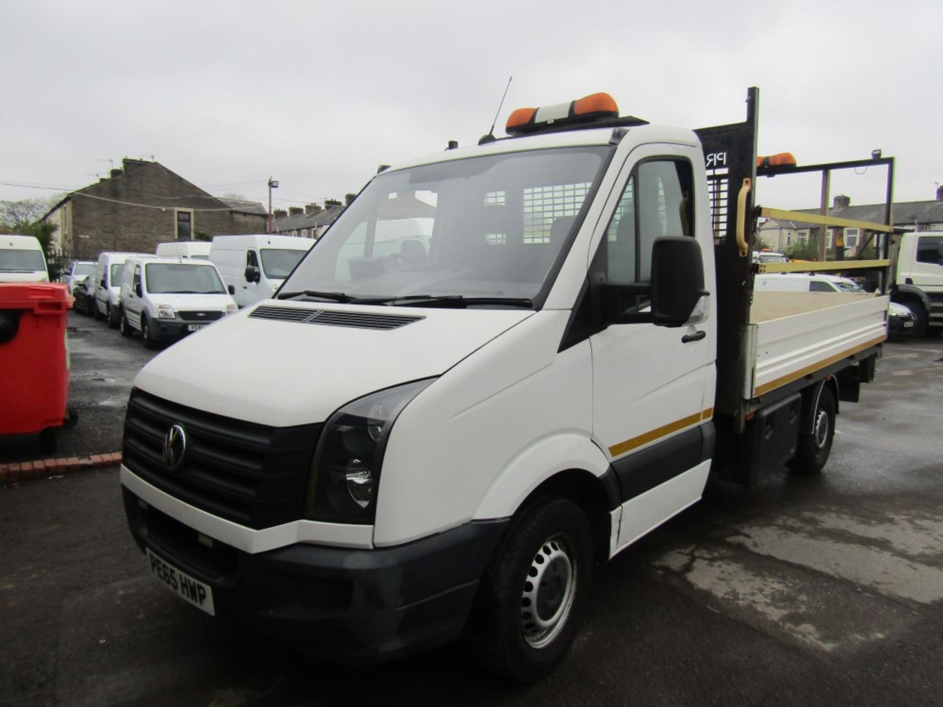 65 reg VW CRAFTER CR35 TDI 136 MWB DROPSIDE, 1ST REG 10/15, TEST 10/22, 156058M WARRANTED, V5 - Bild 2 aus 6