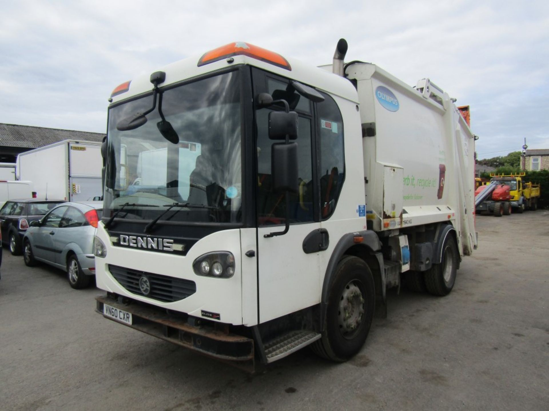 60 reg DENNIS N1826VRB5 REFUSE WAGON (DIRECT COUNCIL) 1ST REG 02/11, TEST 11/22, 103610KM, V5 - Image 2 of 6