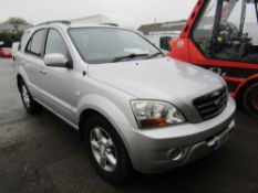 59 reg KIA SORENTO XS DIESEL, 1ST REG 09/09, TEST 07/23, 106762M WARRANTED, V5 HERE, 2 FORMER