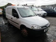 11 reg VAUXHALL COMBO 2000 CDTI 16V (RUNS BUT HAS ENGINE ISSUES) (DIRECT UNITED UTILITIES WATER) 1ST
