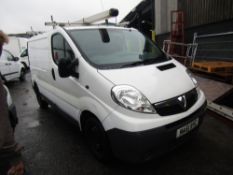 61 reg VAUXHALL VIVARO 2900 CDTI 89 SWB (DIRECT UNITED UTILITIES WATER) 1ST REG 11/11, TEST 10/22,