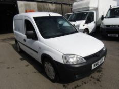 10 reg VAUXHALL COMBO 2000 CDTI (DIRECT UNITED UTILITIES WATER) 1ST REG 07/10, TEST 05/23,