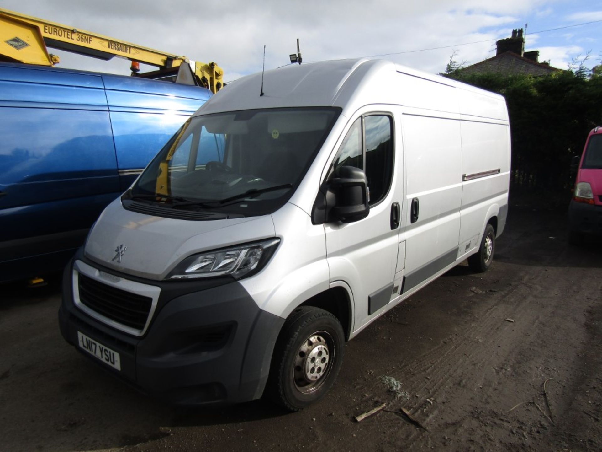 17 reg PEUGEOT BOXER 335 PRO L3H2 BLUE HDI (NON RUNNER), 1ST REG 03/17, TEST 04/23, 83426M - Image 2 of 7